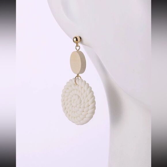 boho geo dangle earrings A544 - Picture 3 of 5